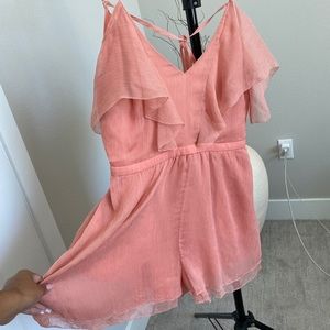 NWT Jetset Diaries Ruffle Detail Romper